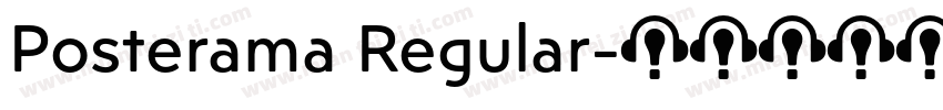 Posterama Regular字体转换